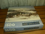 New, Sealed Springbok Winter England Puzzle 1500 Pieces. Fixed Price $31.50.