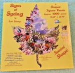 Sunsout Jigsaw Puzzle 1000 Piece Lori Schory "signs Of Spring" 35"X26" No 95282. Fixed Price $12.00.