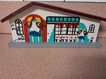 Vintage Creative Playthings Farm & Barn Wooden Children's Puzzle Cows. Fixed Price $14.26.