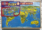 United States & World Map Puzzles Set Of Two 48 Pieces Each In Wooden Box. Fixed Price $14.98.