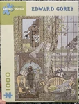 Edward Gorey, Frawgge Mfrg. Co. 1000 Piece Puzzle, Art Scene. Fixed Price $19.00.