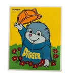 Vtg Digger Playskool Puzzle 330-06 7 Pcs Tray Shirt Tales Wood 1982 Cartoon Mole. Fixed Price $12.50.