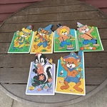 Vintage Lot Of 6 Warren Built-rite Puzzles Sta-n-place Furry Inlaid Tray. Fixed Price $16.95.