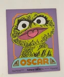 Vintage 1974 Playskool Oscar The Grouch Wooden Tray Puzzle Sesame Street 8 Pc.. Fixed Price $12.99.