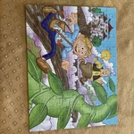 Vista Jack & The Beanst 100 Piece Jigsaw Puzzle 8.25" X 11" Leap Year Publishing. Fixed Price $11.50.