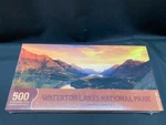 New !! Springbok "waterton Lakes National Park" Alberta, Canada 500 Pc Puzzle. Fixed Price $29.99.