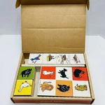 Vintage 1959 Creative Playthings Learning Toy Wood Lotto Picture Puzzle Set A335. Fixed Price $24.98.