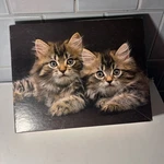 Vtg 1988 Great American Puzzle Factory Little Whiskers Jigsaw. Fixed Price $14.00.