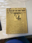 Vintage 1972 Springbok Repeal Of Prohibition 1933 Chicago Daily Tribune Complete. Fixed Price $24.99.
