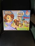 New Disney Junior 5-PACK Puzzles In Wooden Storage Box. Fixed Price $12.00.