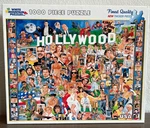 White Mountain Puzzles 1000 Piece Hollywood 254 Characters 24X30 New. Fixed Price $10.99.