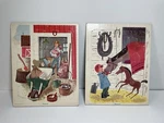 Vintage Golden Press Playskool Puzzle Animal Farmer Lot 1950S. Fixed Price $17.00.