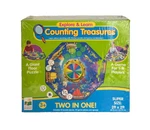 The Learning Journey Explore & Counting Treasures Giant Floor Puzzle, New. Fixed Price $23.99.