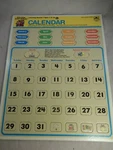 1985 Golden Step Ahead School Classroom Calendar Learning Boards By 4738. Fixed Price $14.99.
