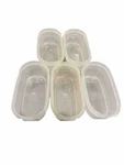 Lot Of Vintage Tupperware Small Oval 2 Cup Storage Containers 1611-15 No Lids. Fixed Price $13.90.