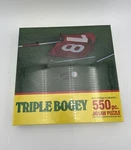 Triple Bogey 550 Piece Puzzle By Hoyle 18 X 24 Hiawatha Course - New Sealed. Fixed Price $17.00.