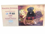 Peaceful Offering 300 Pc Puzzle By Sunsout Christopher Nick Puppies Basket. Fixed Price $10.00.