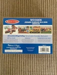 Melissa & Doug Wooden Jigsaw Puzzles Box Bus/train/fire/racer 48 Pc.. Fixed Price $10.00.