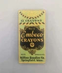 Milton Bradley, Embeco Crayons - No. 12, Vintage Unused Box Of (1930 S). Fixed Price $35.00.