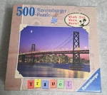 2009 Ravensburger 500 Piece Jigsaw Puzzle Francisco Bay Bridge Made Usa Nib. Fixed Price $12.00.
