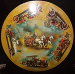 Springbok Circular Puzzle, Antique Fire Engines, Missing 1 Pce, Free Shipping. Fixed Price $25.39.
