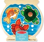 Melissa & Doug Deluxe Fish Bowl Jumbo Knob Puzzle Item # 2056 Ages 1+ Hand C. Fixed Price $19.99.