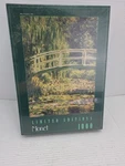 White Nenuphars 1899 Monet 1000 Pc 18-15/16" X 26-3/4" Jigsaw Puzzle Rose Art. Fixed Price $10.00.