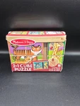 Melissa & Doug 2-IN-1 Cube Puzzle 6 Animal Scenes Nip. Fixed Price $9.97.