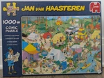 Jumbo 1000 Pieces, Jan Van Haasteren Camping The Forest Complete. Fixed Price $20.00.