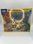 White Mountain Puzzles Scenic Railroad 1000 Piece Jigsaw Train Autumn. Fixed Price $18.00.