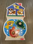 2 Melissa & Doug Jumbo Knob Pets And Ocean Friends Wooden Puzzles. Fixed Price $32.40.
