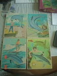 1967 Flipper Frame Tray Jigsaw Puzzle Set #4792 -complete-nice Shape With Box. Fixed Price $8.00.