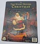 Vintage 1985 Random House The Night Before Christmas W/ Santa Frame Tray Puzzle. Fixed Price $10.99.