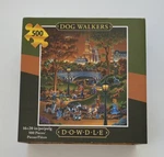 Dowdle Dog Walkers 500 Piece Jigsaw Puzzle 16 X 20. Fixed Price $19.99.