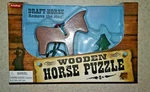Schylling Draft Horse Wooden Puzzle Vintage Collectible. Fixed Price $10.99.