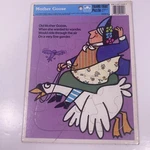 Mother Goose Golden Frame Tray Puzzle 1970 Western Publishing. Fixed Price $10.00.