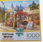 Buffalo 1000 Piece Jigsaw Puzzle: Cartoon World Pine Road Service New & Sealed. Fixed Price $12.00.