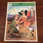 Vtg Whitman Walt Disney Peter Pan Frame Tray Puzzle 4522A Capt Hook Tinkerbell. Fixed Price $13.00.