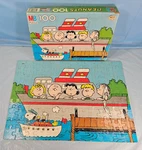 Mb Milton Bradley Peanuts Snoopy Charlie Brown 11X16 100 Piece Puzzle. Fixed Price $10.00.