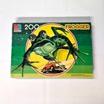 Complete Vintage 1981 Mb Frogger Video Game Puzzle Sega 16X11IN 200 Pieces. Fixed Price $10.00.