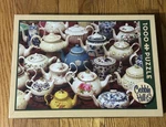 Cobble Hill 1000 Piece Jigsaw Puzzle Teapots. Fixed Price $6.99.