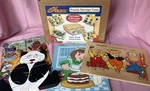 Wooden Puzzles Solid Ages 3 & Up Fisher Price Playschool More. Fixed Price $26.99.