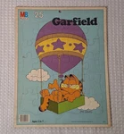 Vintage 1978 Garfield Hot Air Balloon Frame Tray Puzzle 25 Piece Milton Bradley. Fixed Price $24.99.