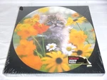 Nos Vtg Springbok Circular Jigsaw Puzzle Sitting Pretty Kitten Flowers Sealed. Fixed Price $24.00.