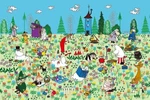 Jigsaw Puzzle Moomins Series 1000 Pieces Japan Yanoman 10-1398. Fixed Price $27.71.