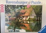 Ravensburger 1000PC Watermill By Kinkelin 1994 Jigsaw Puzzle Rare Tape Issues. Fixed Price $7.51.