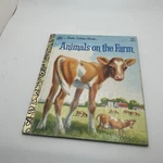 Vintage Little Golden Book Animals On The Farm 1977. Fixed Price $7.00.
