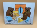 Vintage Judy Instructo 14 Pc Wooden Puzzle 1979 Three Bears J106007. Fixed Price $13.00.