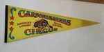 Carson & Barnes Wild Animal Circus Tiger Felt Flag Banner Pennant. Fixed Price $12.50.