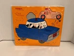 Vintage Playskool Police Car Wood Board Puzzle 360-21 18 Pcs 11.5X9.5. Fixed Price $10.00.